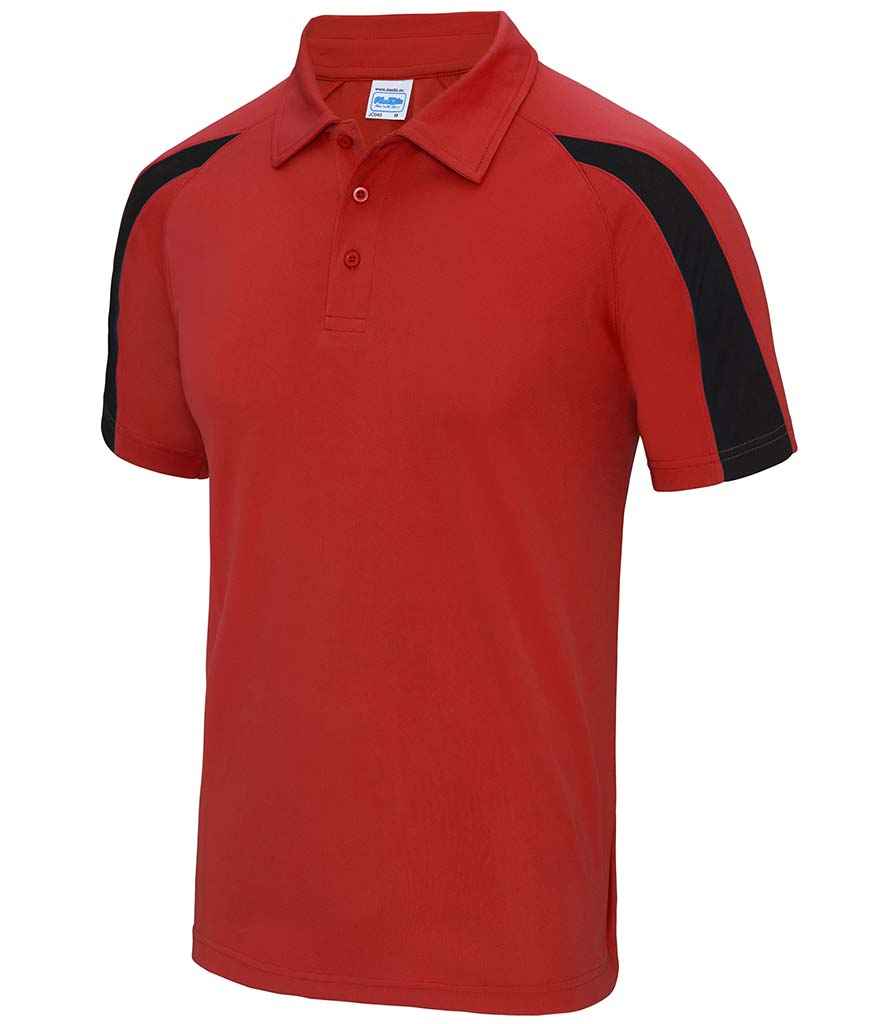 AWDis Cool JC043 Men(Unisex) Contrast Polyester Polo Shirt - Image 12
