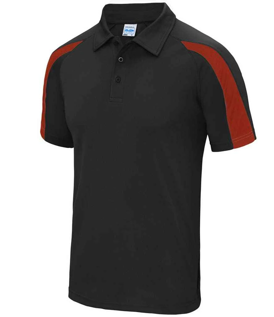 AWDis Cool JC043 Men(Unisex) Contrast Polyester Polo Shirt - Image 17