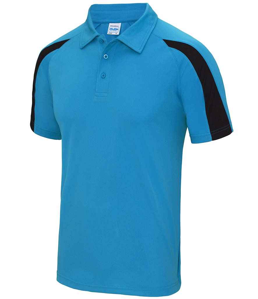 AWDis Cool JC043 Men(Unisex) Contrast Polyester Polo Shirt - Image 8