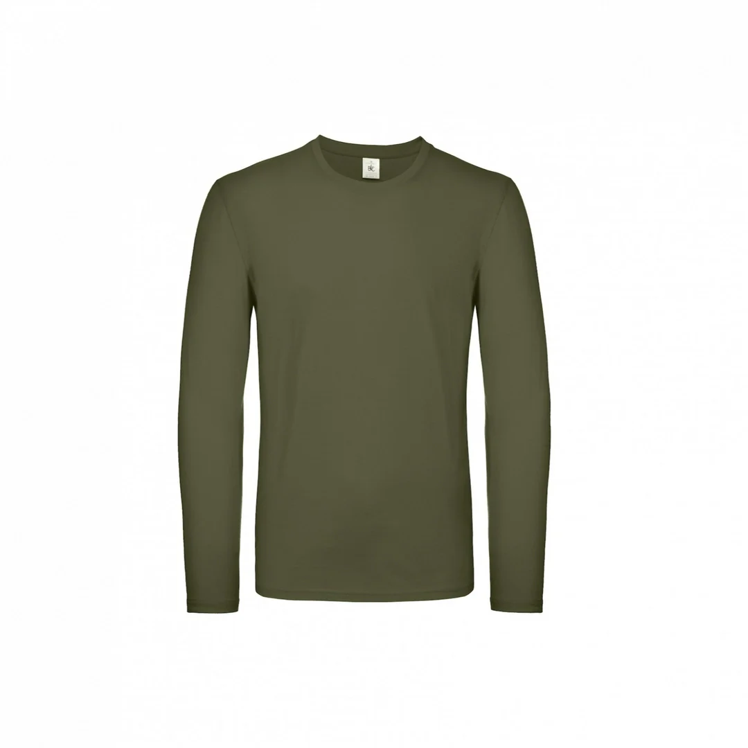 B&C TU05T E150 Contemporary 100% Cotton Long Sleeve T-Shirt - Image 11
