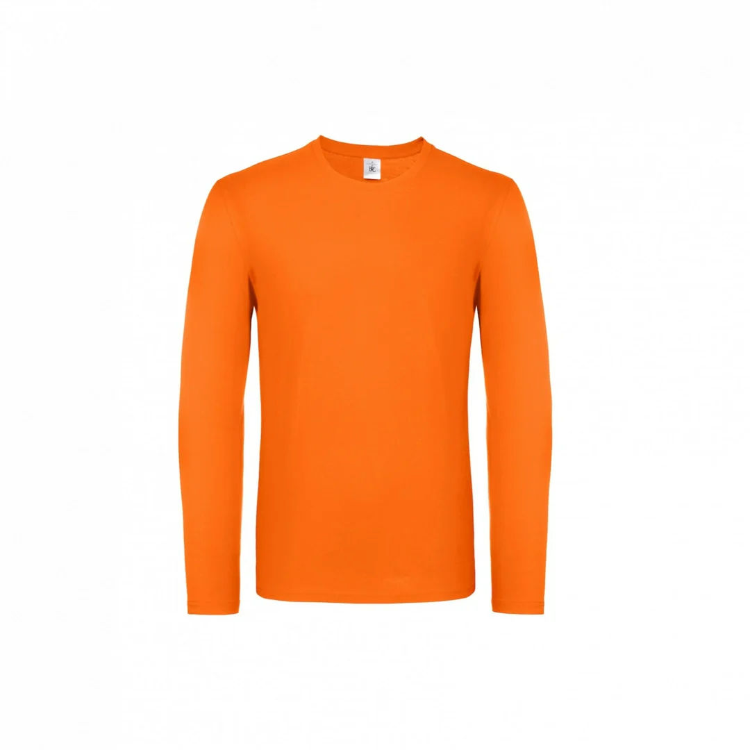 B&C TU05T E150 Contemporary 100% Cotton Long Sleeve T-Shirt - Image 7