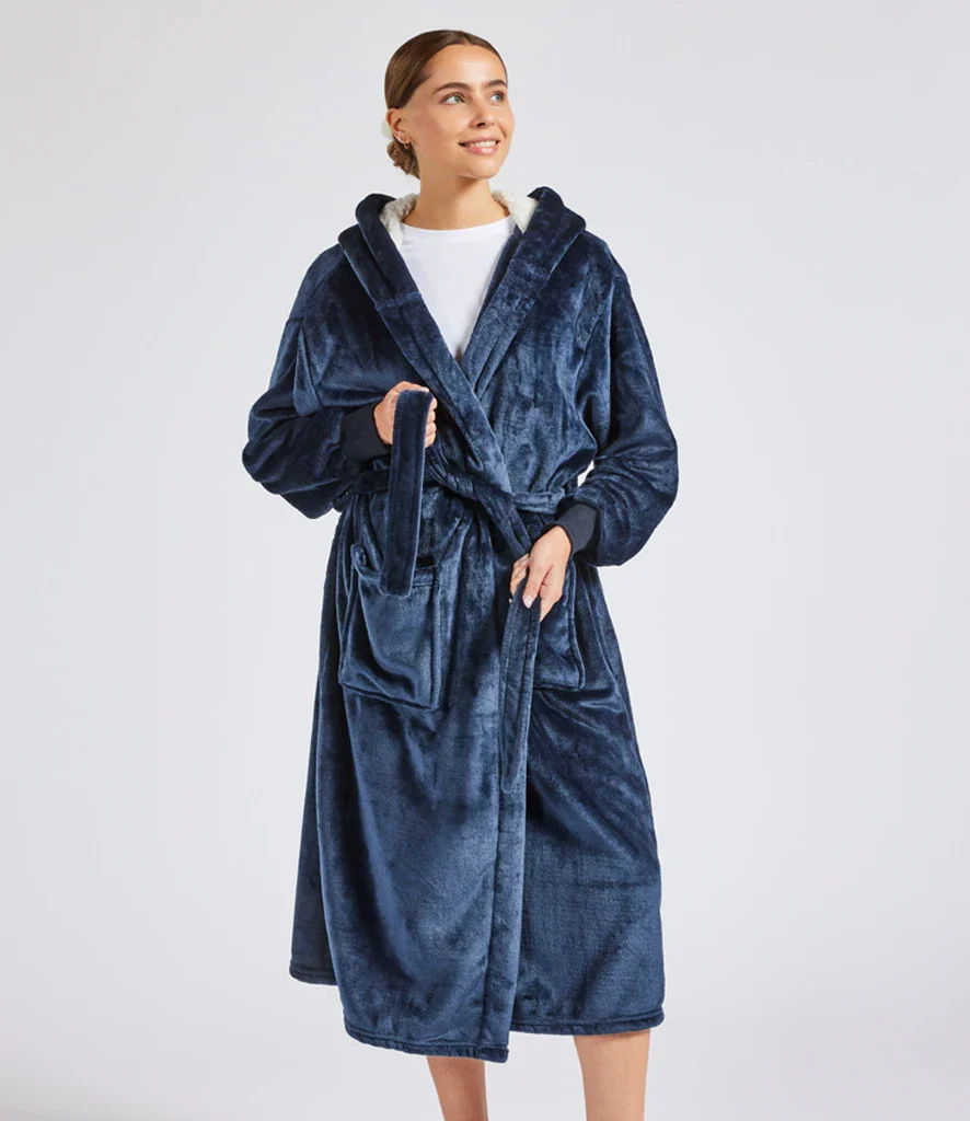 Brand Lab BH104 Unisex Hooded Cuffed Robe - Image 5