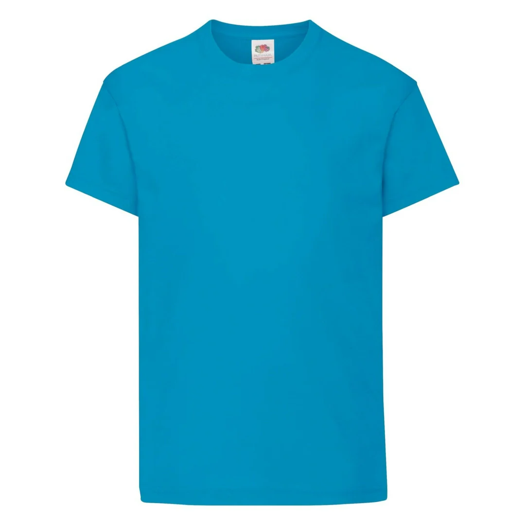 Fruit Of The Loom 61019 Kids Original Cotton Short Sleeve T-Shirt Main Color - Image 24