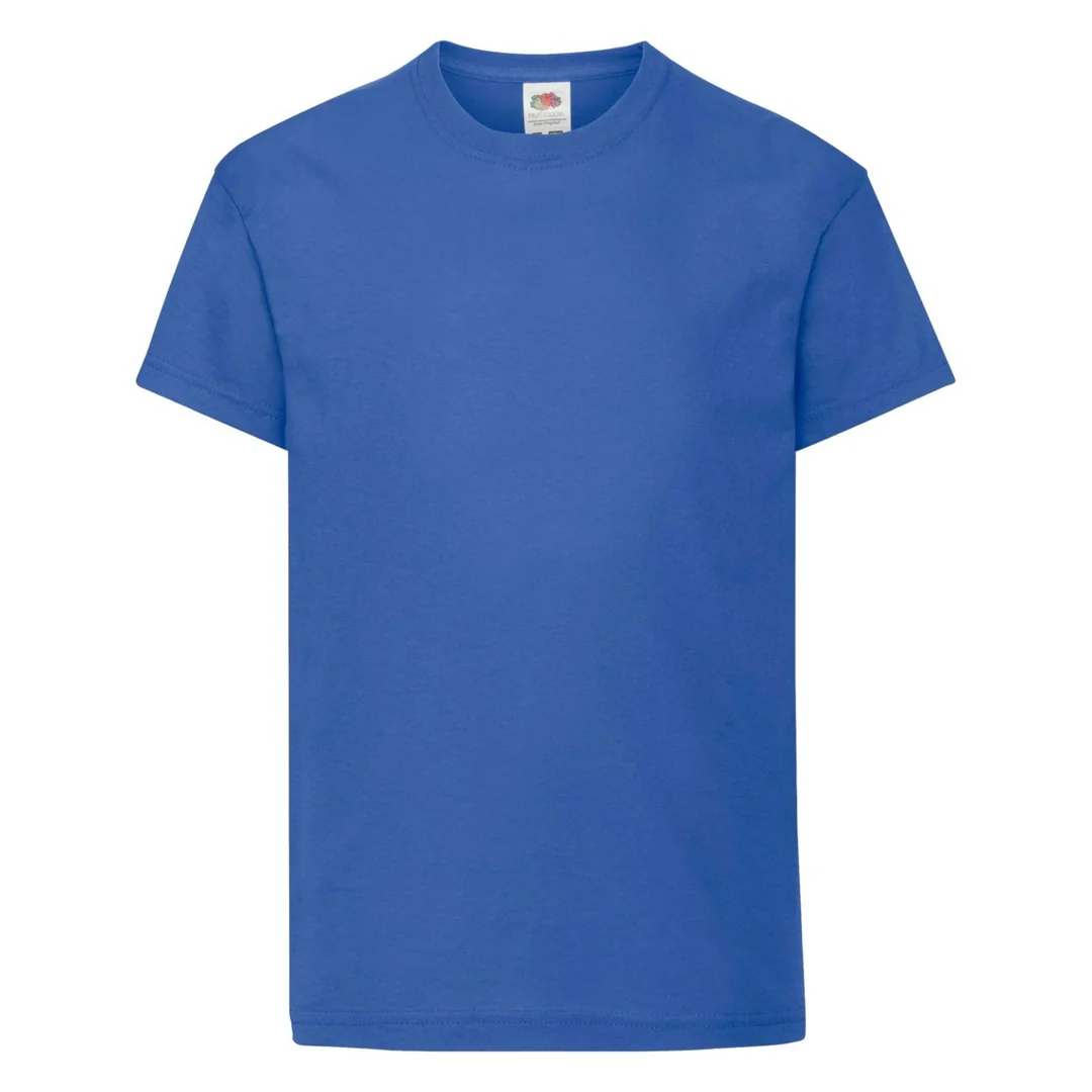 Fruit Of The Loom 61019 Kids Original Cotton Short Sleeve T-Shirt Main Color - Image 35