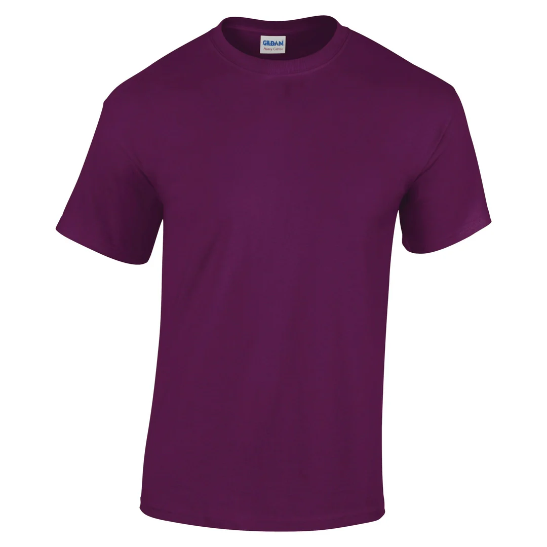 Gildan 5000B Kids Youth Heavy Cotton Short Sleeve Crew Necked T-Shirt - Image 17