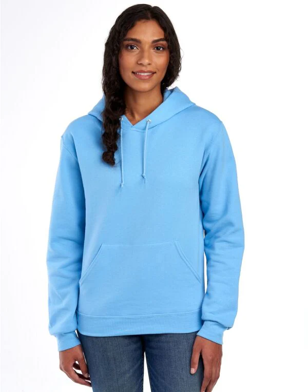 Jerzees 996M Unisex NuBlend Hooded Sweatshirt 2-ply hood with grommets - Image 10