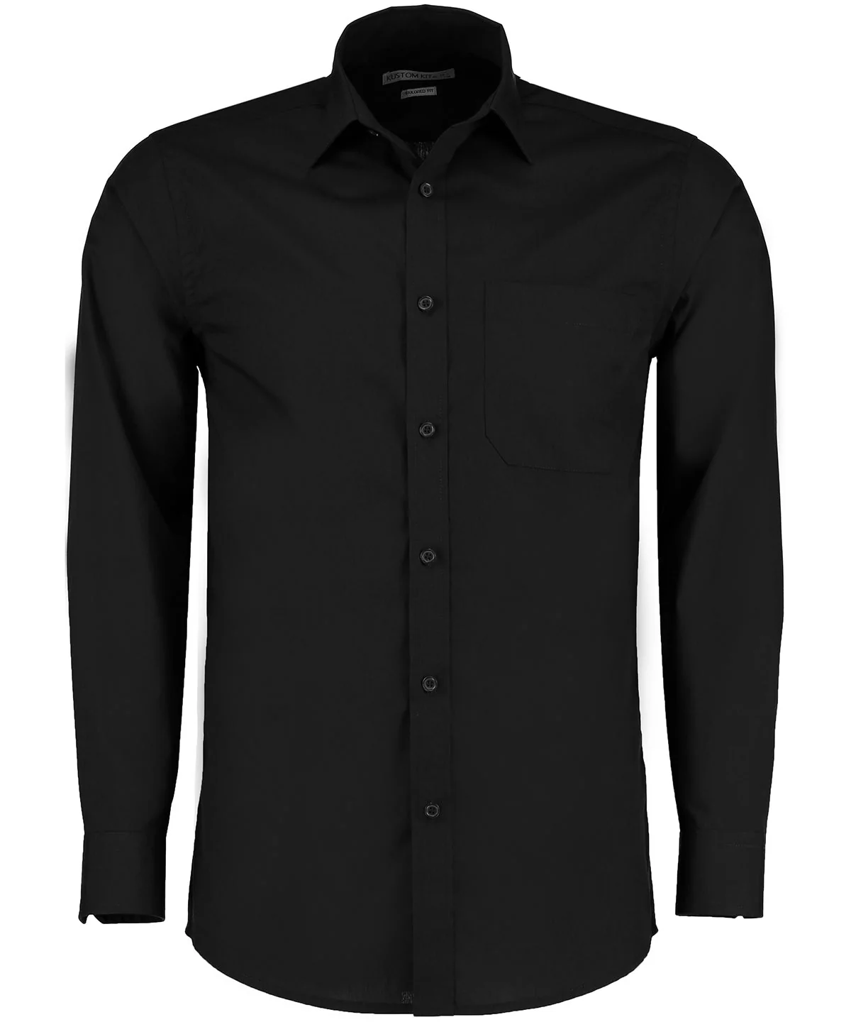Kustom Kit KK142 Tailored Fit Long Sleeve Poplin Shirt Main color - Image 9