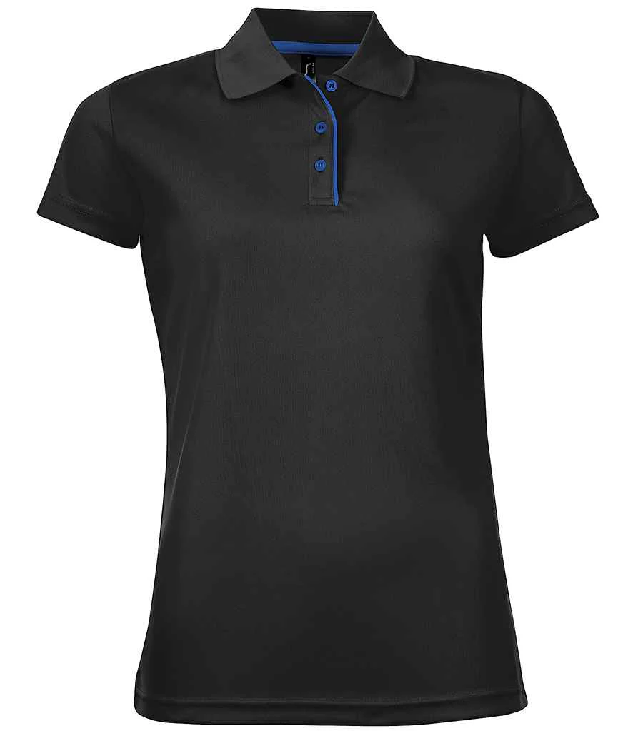 SOL'S Ladies Performer Piqu Polo Shirt SOL01179 - Image 7