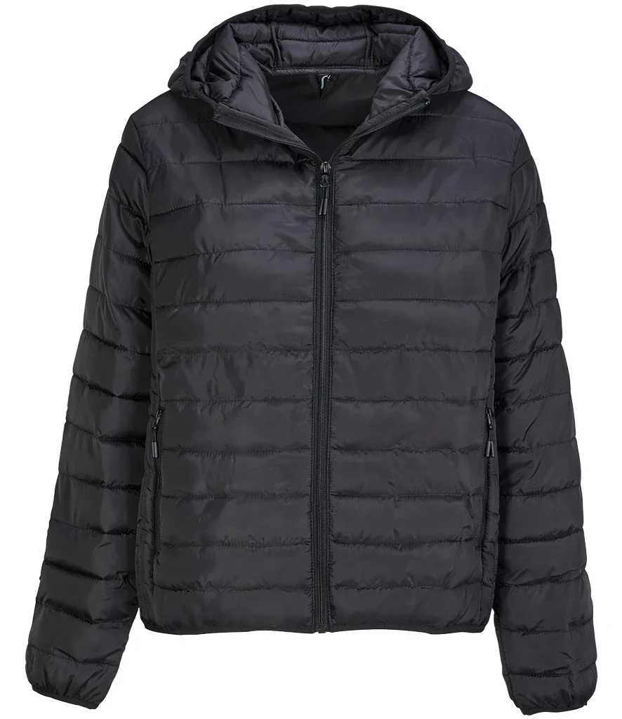 SOLS SOL04445 Ladies Stream Hooded Jacket - Image 4