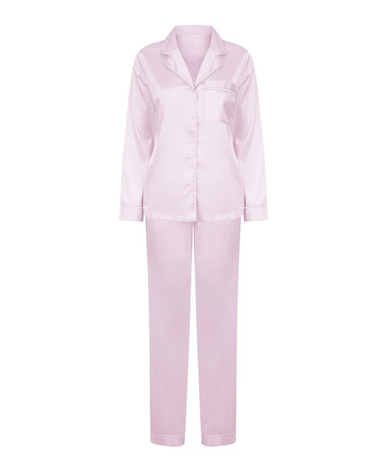 Towel City TC055 Ladies Satin Long Pyjamas - Image 7